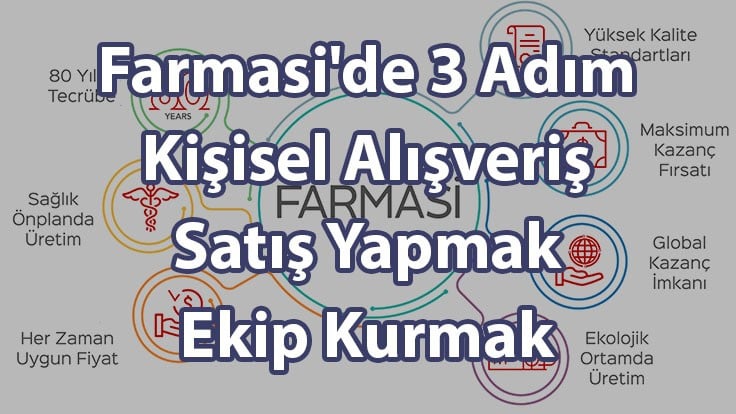 Farmasi Kariyer İçin 3 Adım – Kişisel Alışveriş, Satış, Ekip